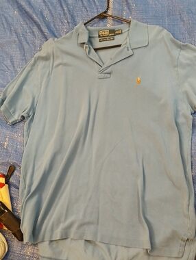 Ralph Lauren Light Blue Polo with Embroidered Pony